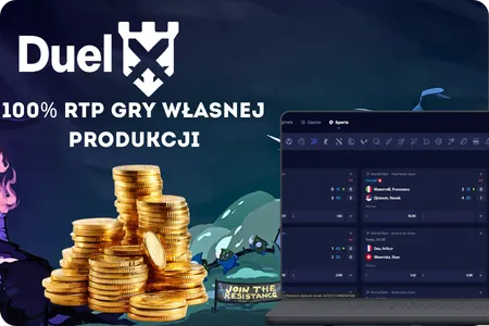 Gry 100% RTP z własnej produkcji duel casino